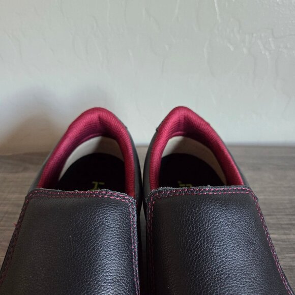 Kuru Kivi Leather Slip-On Shoes Loafers Black Size Women's 9.5 Comfort Casual - Picture 7 of 10